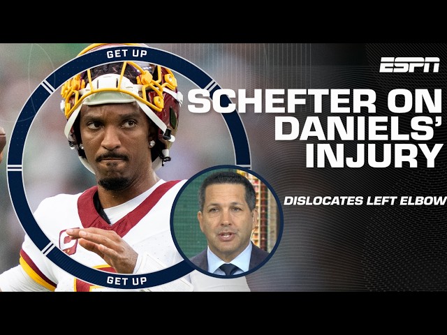 Jayden Daniels is going to miss significant time! - Schefty's update on the Commanders' QB | Get Up