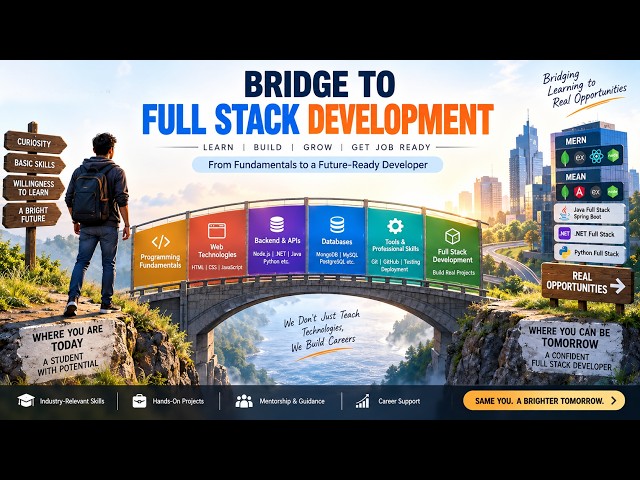 Bridge to Full Stack Development | From Student Developer to Professional Developer