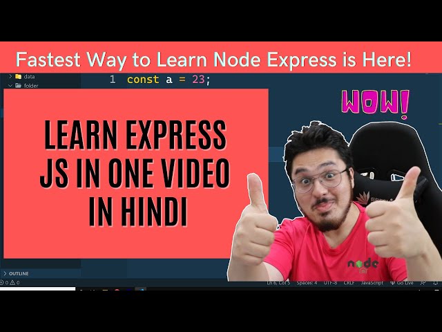 Express JS Tutorial in Hindi 🔥✌