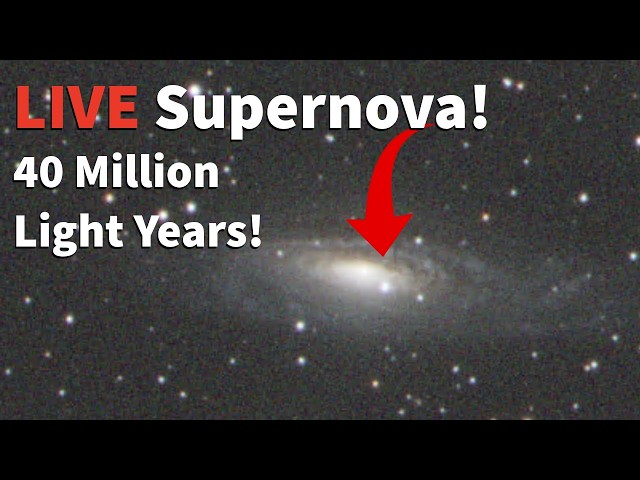 LIVE: Looking at a Supernova 40 Million Light Years Away!