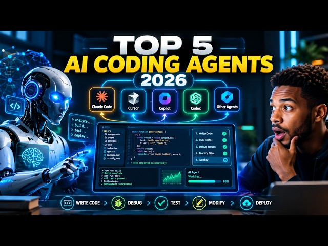 Top 5 AI Coding Agents in 2026 — These AI Tools Are Changing Software Development!