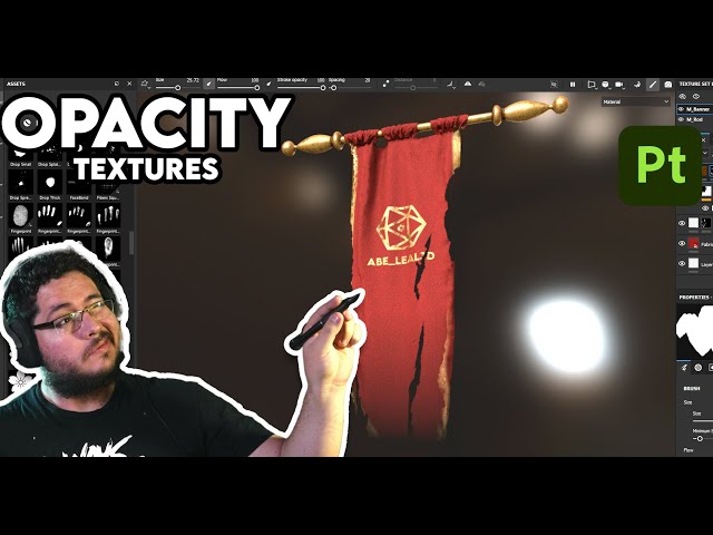 Painting Opacity Maps in Substance Painter