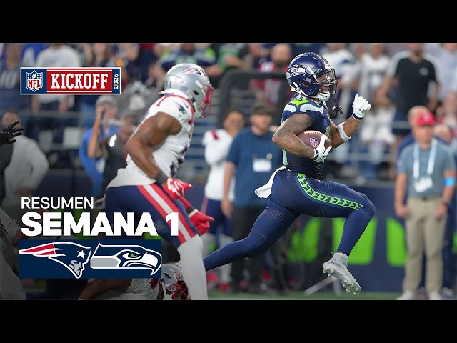 New England Patriots vs. Seattle Seahawks | Semana 1 - Temporada NFL 2026 | Resumen en español