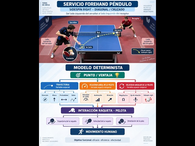 Forehand Pendulum Serve in Table Tennis