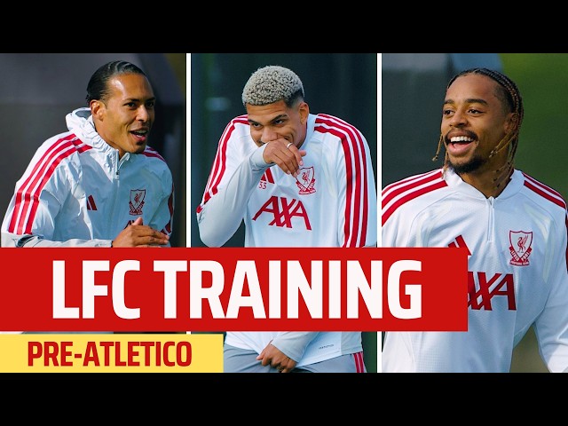 Liverpool FC Training | Ft. Barcola & Press-ups!