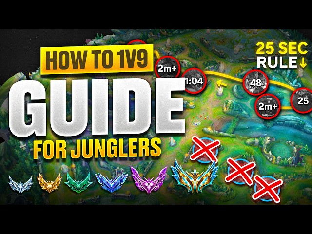 #1 COMPLETE Jungle guide (HOW TO 1V9 CONSISTENTLY)