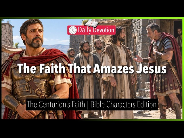 October 17: The Faith That Amazes Jesus - The Centurion - Matthew 8:5–13 - 365 Daily Devotions