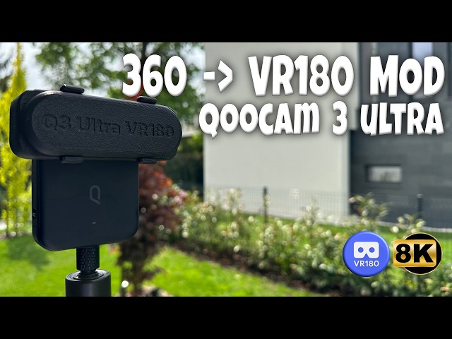 QooCam 3 Ultra VR180 MOD! 🚀 How to Convert 360 to VR180 (Tutorial)