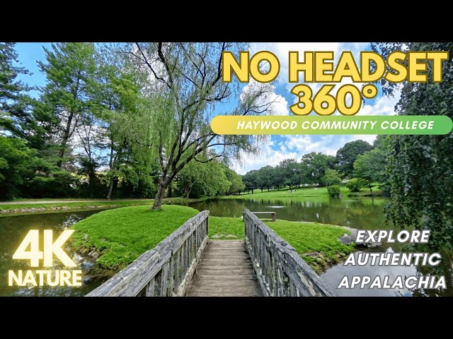 4K 360° Immersive Campus Drive Around Haywood Community College