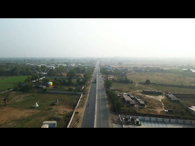 Overhead 4K Drone View of a Serene Village with Scenic Landscape & Traditional Homes - Silent Epoch