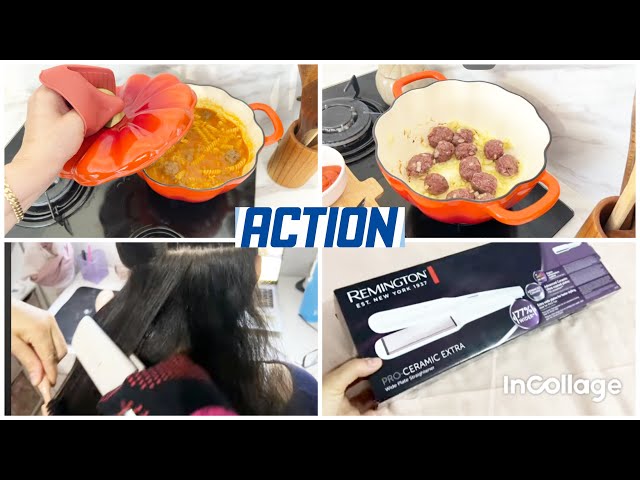 Je teste la cocotte citrouille de chez Action, le fer à lisser, je vous donne mon avis 😍🩷🩷🩷🩷
