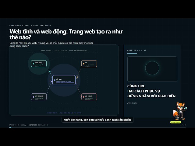 Web tĩnh và web động: Trang web tạo ra như thế nào?