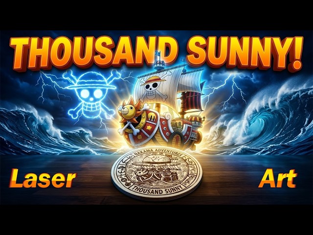 ​Building the Thousand Sunny! One Piece Laser Wood Art & Hidden Lore Facts