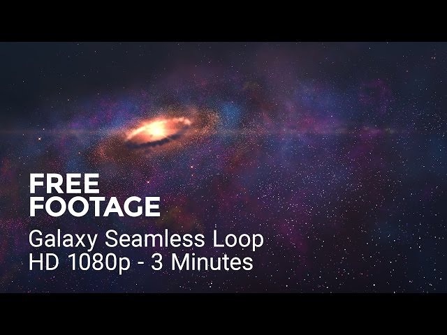 Free HD Galaxy Seamless Loop - Stock Footage