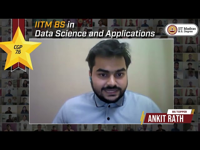 Hear about Ankit Rath's journey of BS in Data Science