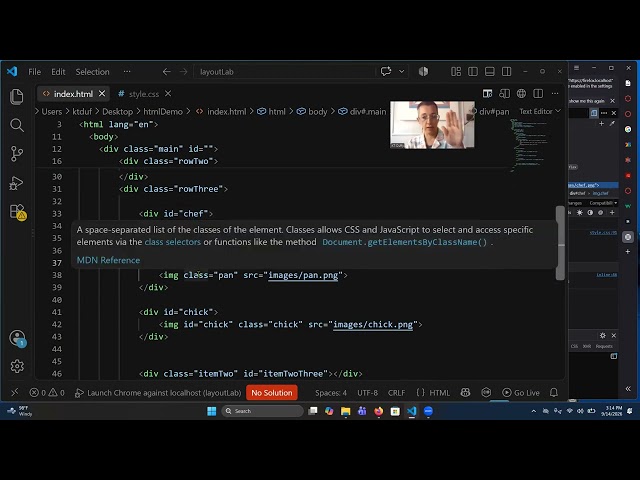 Basic Css positioning with position relative and position absolute