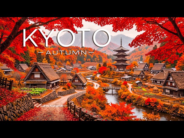 KYOTO AUTUMN 8K 🍁🇯🇵 | Breathtaking Fall Foliage, Ancient Temples & Japan’s Most Beautiful Scenery