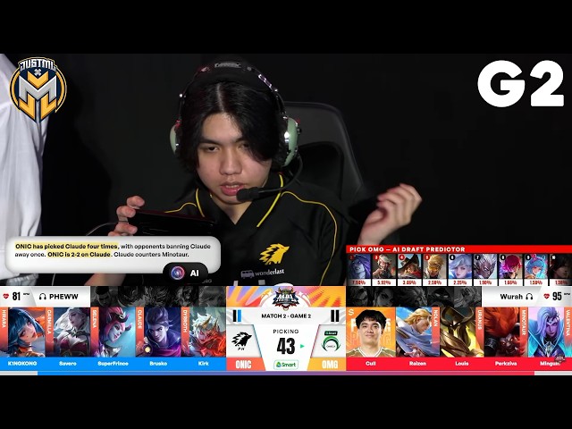 ONIC PH vs OMEGA | Game 2 | MPL PH S18 | WEEK 6 DAY 1