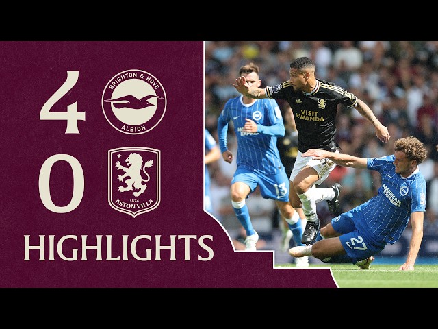 Brighton 4-0 Aston Villa | Premier League Highlights