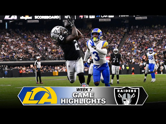 Los Angeles Rams vs. Las Vegas Raiders Game Highlights | NFL 2026 Season Week 7