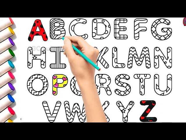 A to Z Alphabet for Kids 🔤 | Learn ABCD with Colorful Letters & Fun!