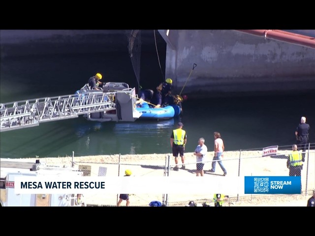 Water rescue underway in Mesa