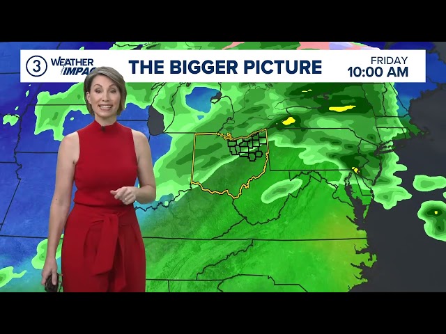 Cleveland weather forecast: Mid-week showers arrive