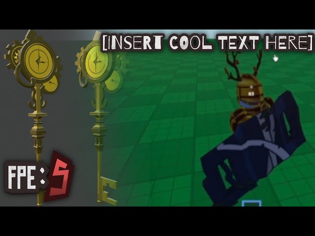 Time AU Skin Teaser & Locker Shield Item | FPE:S (Roblox)