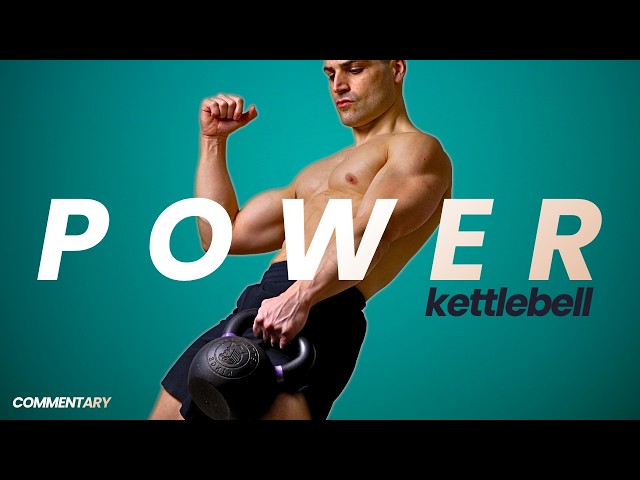 32-Min Kettlebell Power HIIT Workout | Full Body Strength & Conditioning