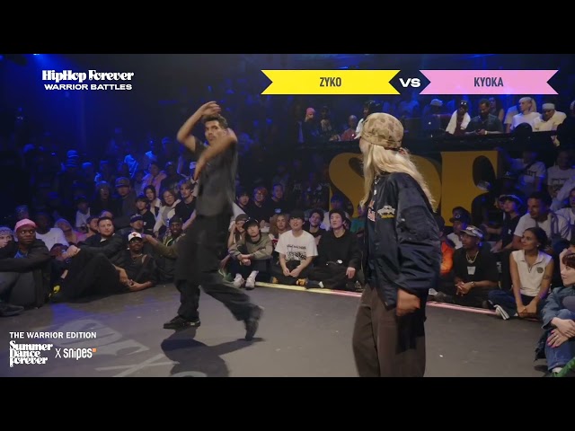 Zyko vs Kyoka WARRIOR BATTLE Hiphop Forever | The Warrior Edition | Summer Dance Forever 2026