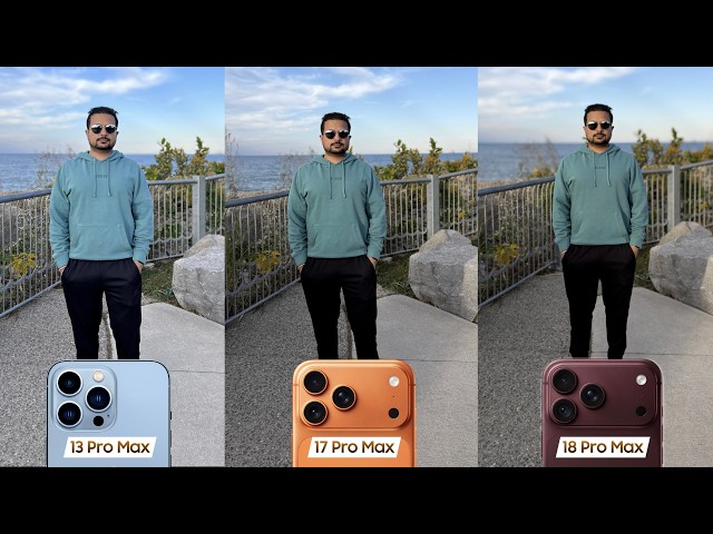 iPhone 13 Pro Max vs 17 Pro Max vs 18 Pro Max CAMERA TEST | IS IT EVEN WORTH IT?