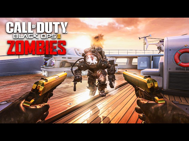 I PLAYED BLACK OPS 2 ZOMBIES ON HIJACKED..