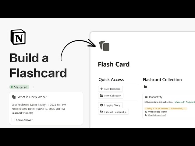 Build a Notion Flashcard System to Actually Retain What I Learn