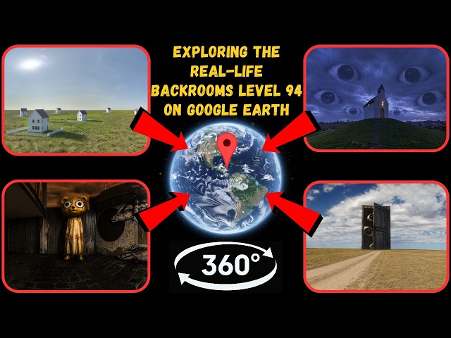 Video 360° - Exploring the Real-Life Backrooms Level 94 on Google Earth!