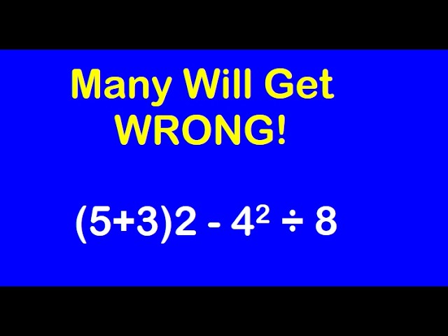 You’re Doing This Wrong – Math Trick. #pemdas #maths #mathstricks