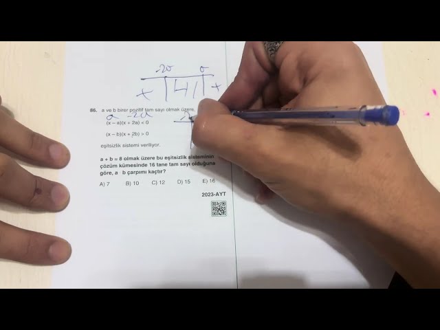 ÇIKMIŞ  AYT-TYT MATEMATİK 2.DERECEDEN DENKLEM EŞİTSİZLİK KARMAŞIK SAYI (2024-2018 YILI) SORU ÇÖZÜMÜ