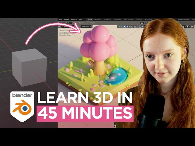 Cute Blender Tutorial For Beginners 2026