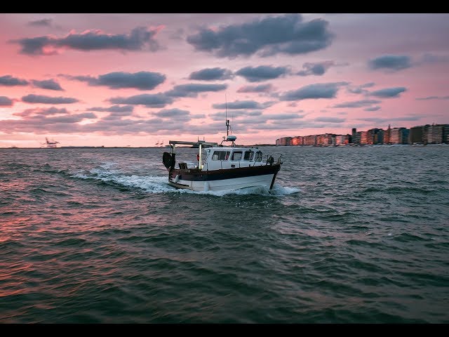 Small Trawler Northsea fishing | DJI Inspire 2