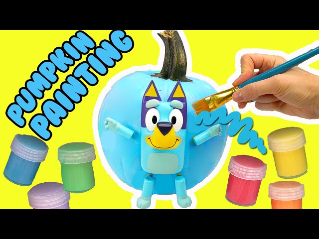 Bluey Pumpkin Painting and Decorating Ideas Without Carving! DIY Crafts for Kids