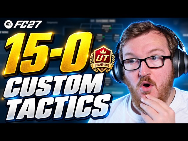 INSANE 15-0 RANK 1 CUSTOM TACTICS FC27 (META Formation NOT 4312)