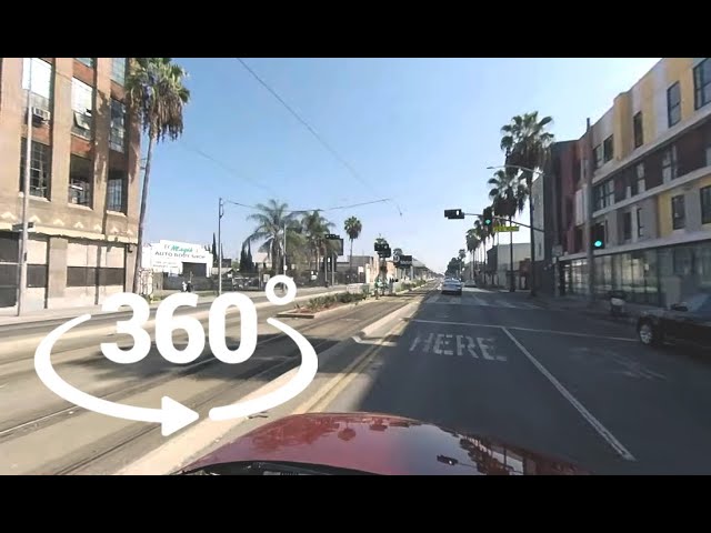 🚗 Drive Through Downtown Los Angeles in 360° VR | Virtual City Tour by PartyBlimp