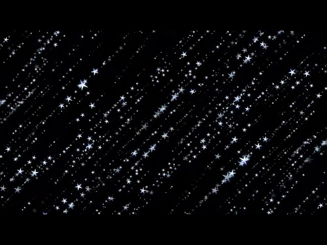 Silver Stars falling | Abstract no copyright Background video stock footage