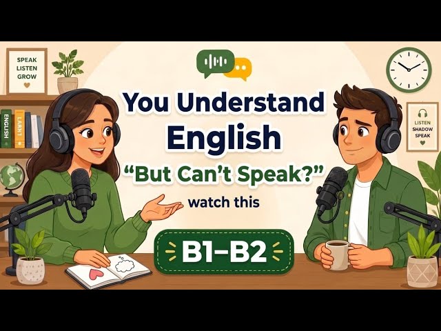 You Understand English But Can't Speak? Do This | English Speaking Practice