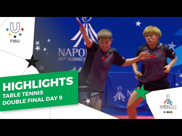 Highlights Day 9 I Table Tennis Mens and Womens Doubles Finals #Napoli2019