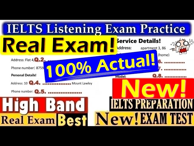 IELTS LISTENING PRACTICE TEST 2026 WITH ANSWERS | 15.09.2026