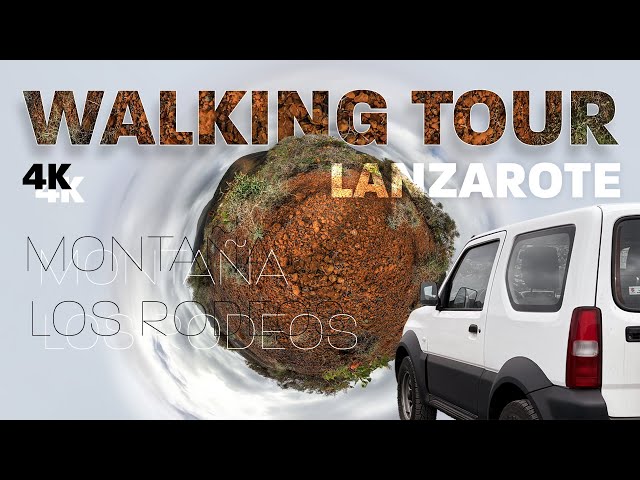 Lanzarote Walking Tour 4K Montaña Los Rodeos: the cinematic volcanic soulscape of Canary Islands