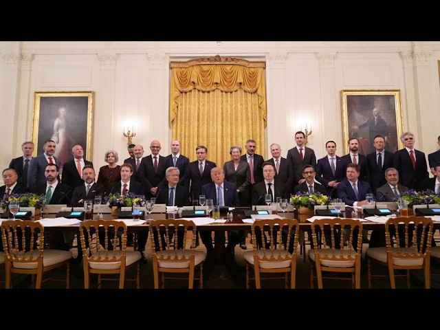 Trump says AI leaders signed a 'constitution' to police themselves