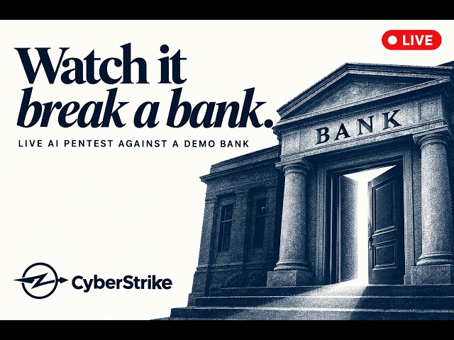 CyberStrike — AI Pentesting a Vulnerable Bank App (Altoro Mutual / testfire.net) · Live Demo