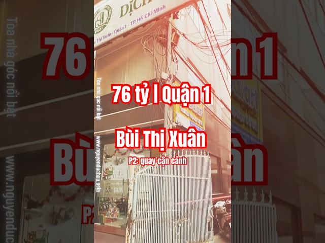 87B Bùi Thị Xuân, Quận 1 | 6x23m | 127m2 | DTS: 828.5m2 | 8 tầng | HĐT: 201 tr/tháng | giá: 76 tỷ