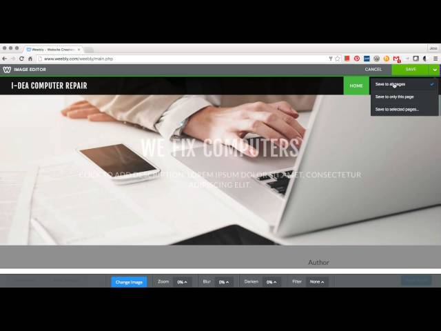 How to Use Weebly